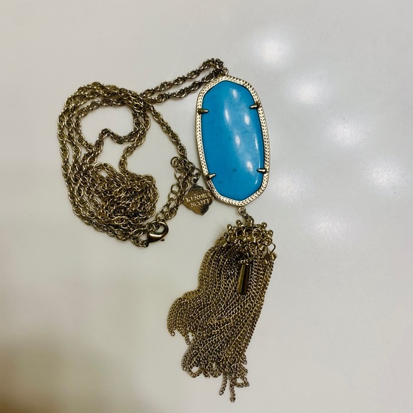 Kendra Scott Rayne Necklace - Turquoise - Picture 2 of 2